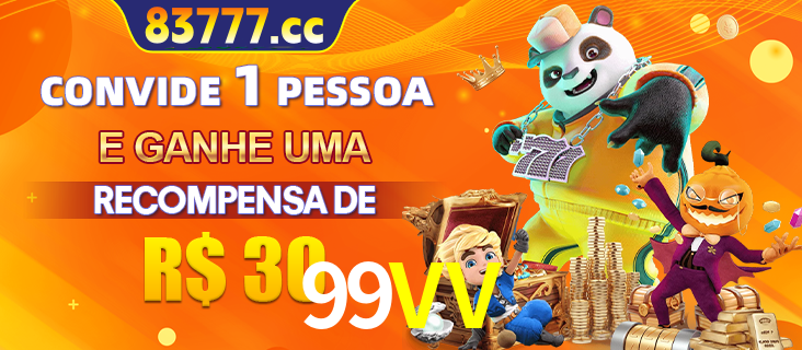 Banner institucional da 99VV sobre parceria de marcas e criação de uma marca de excelência, apresentando os mascotes de jogos populares como o Fortune Tiger.